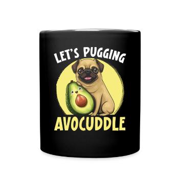 Avocado Couple Relationship Avocado Fruit Guac - Full Colour Mug - black - Front