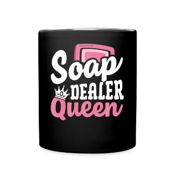 Soap Making, Soap Maker, Soapologist - Full Colour Mug - black - Front