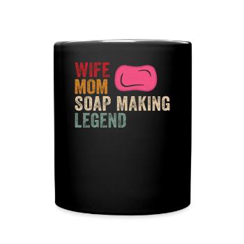 Fabricant de savon Soapologist - Mug uni - noir - Devant