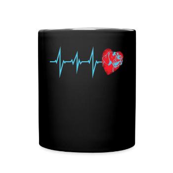 Dogs German Wirehaired Dog Owners - Full Colour Mug - black - Front