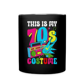 Hippie Retro Vaporwave - Tasse einfarbig - Schwarz - Vorne