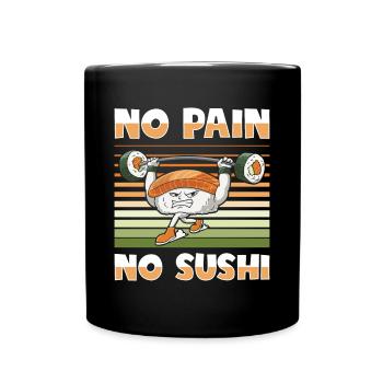 Cuisine japonaise Sushi Lovers Bodybuilders - Mug uni - noir - Devant