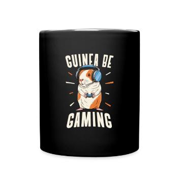 Guinea Pig Joueur de jeux vidéo Console Gamer - Mug uni - noir - Devant