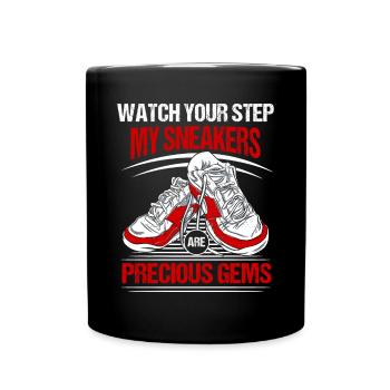 Shoe Collector Shoemaker Sneaker Addict - Full Colour Mug - black - Front