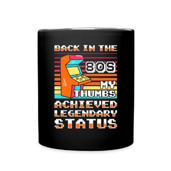 Lecteurs vidéo Retro Gamer Gaming Classic 80s - Mug uni - noir - Devant