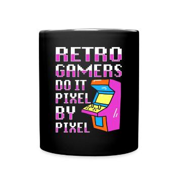 Lecteurs vidéo Retro Gamer Gaming Classic 80s - Mug uni - noir - Devant