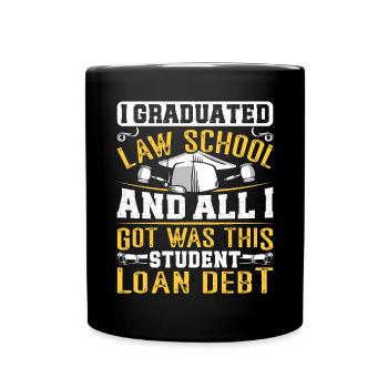 Doctorat Grand Diplôme - Mug uni - noir - Devant