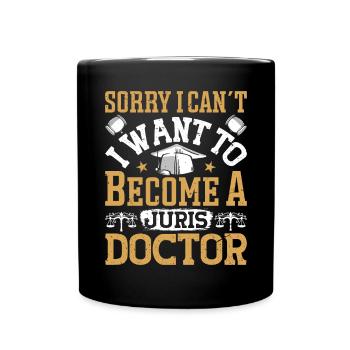 Doctorate Degree great - Tasse einfarbig - Schwarz - Vorne