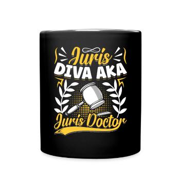 Doctorate Degree great - Tasse einfarbig - Schwarz - Vorne