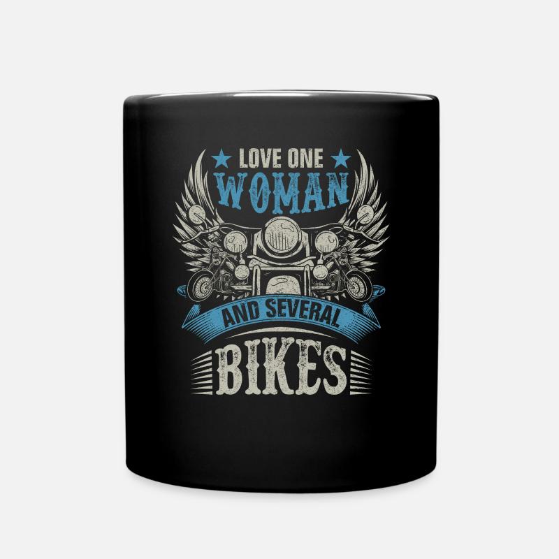Aimez plusieurs vélos - Mug uni - noir