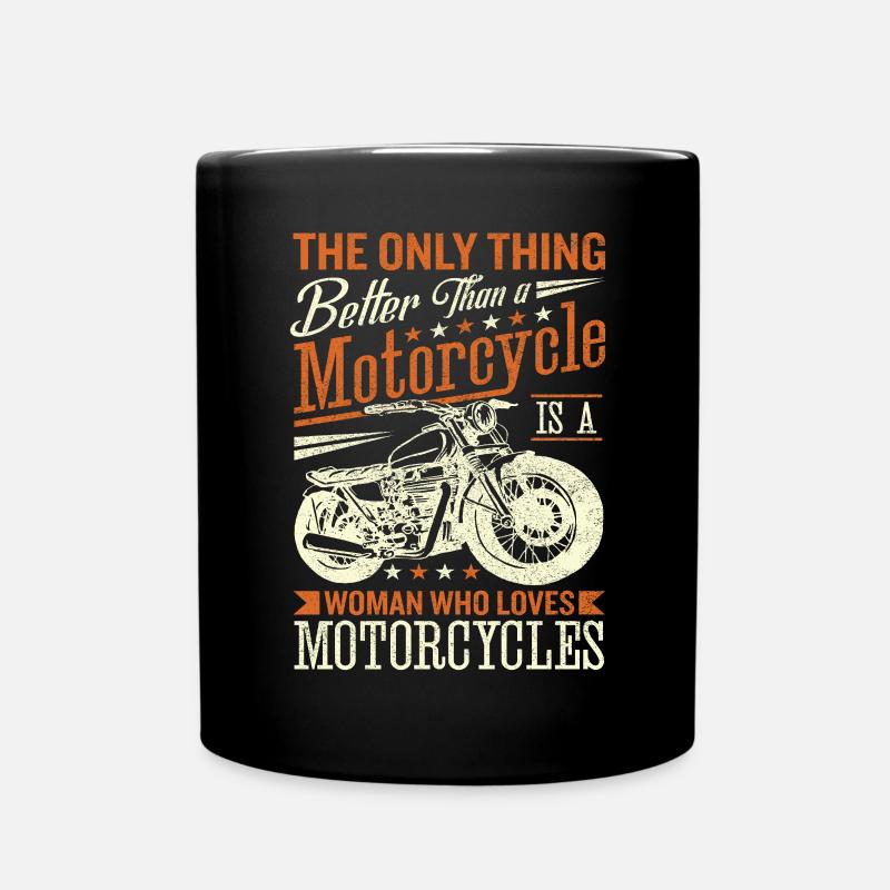 Moto Moto Course Motocycliste - Mug uni - noir