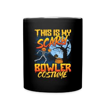 Halloween Kostüm Lustiger Halloween Spruch - Tasse einfarbig - Schwarz - Vorne