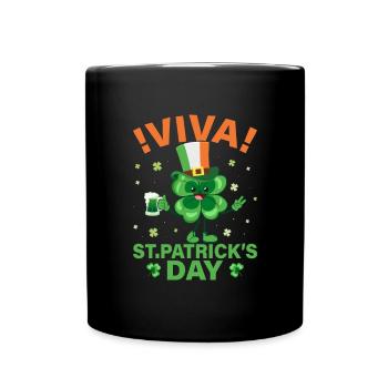 Irish St Patricks Day Funny Saint Patricks Day - Full Colour Mug - black - Front