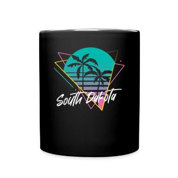 South Dakota - Tasse einfarbig - Schwarz - Vorne