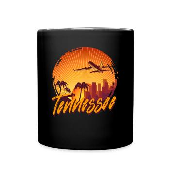 Tennessee - Tasse einfarbig - Schwarz - Vorne