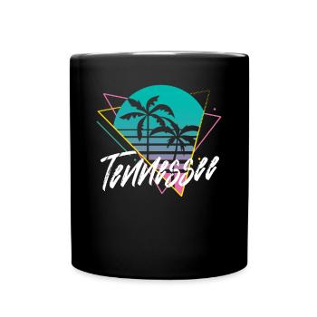 Tennessee - Tasse einfarbig - Schwarz - Vorne