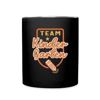 Team Kindergarten Teacher Student Back to School - Full Colour Mug - black - Front
