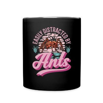 Ants Ant Farm Anthill Fire Ants - Full Colour Mug - black - Front