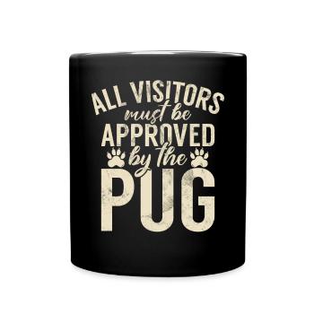 Pug Gifts for Pug Lovers - Tasse einfarbig - Schwarz - Vorne