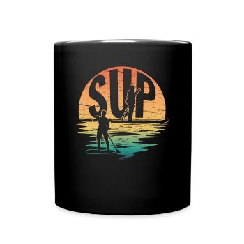 Retro SUP Horizon - Stand Up Paddle - Mug uni - noir - Devant