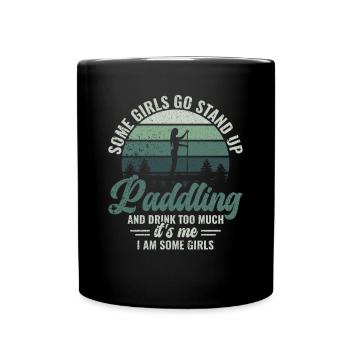 Stand Up Paddle & Alcool - SUP Stand-Up Paddle - Mug uni - noir - Devant