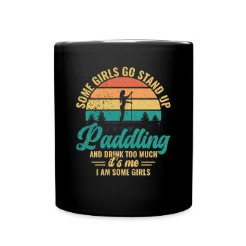 Stand Up Paddle & Alcool - SUP Stand-Up Paddle - Mug uni - noir - Devant