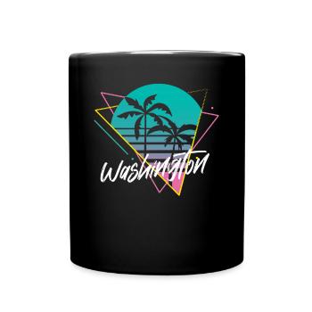 Washington - Mug uni - noir - Devant