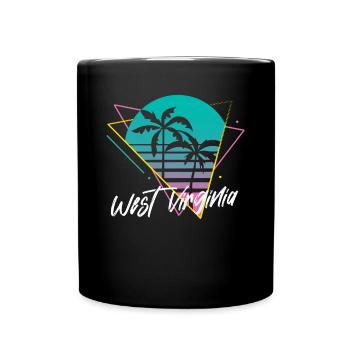 Virginie-Occidentale - Mug uni - noir - Devant