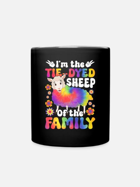 Drôle de paix hippie - Mug uni - noir