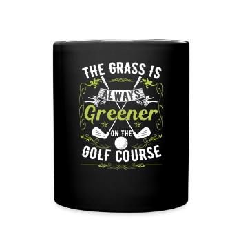 Funny Golf Course Quote Golfer Golfing - Full Colour Mug - black - Front