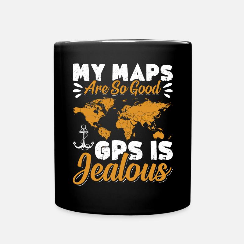 Cartographes - Mug uni - noir