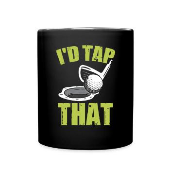 Ich würde darauf tippen - Tasse einfarbig - Schwarz - Vorne