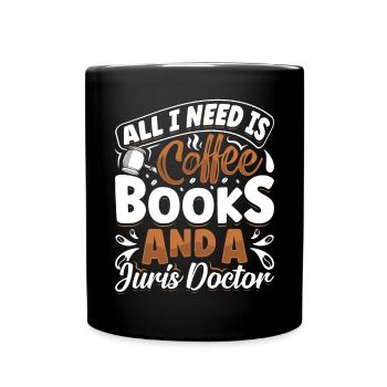Doctorate Degree great - Tasse einfarbig - Schwarz - Vorne