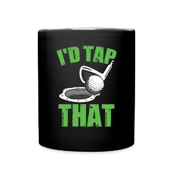 Ich würde darauf tippen - Tasse einfarbig - Schwarz - Vorne