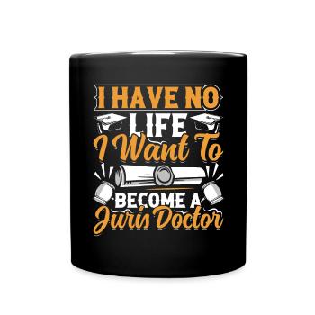 Doctorate Degree great - Tasse einfarbig - Schwarz - Vorne