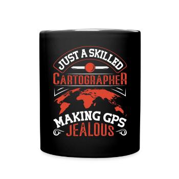 Cartographes - Mug uni - noir - Devant