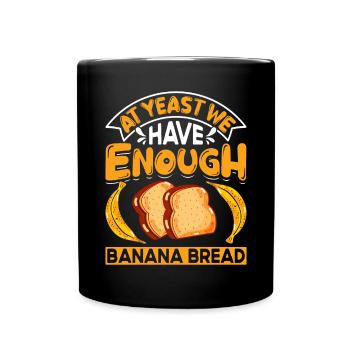 Drôle de vêtements de cuisson au pain aux bananes - Mug uni - noir - Devant
