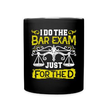 Doctorate Degree great - Tasse einfarbig - Schwarz - Vorne