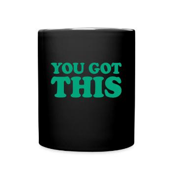 Motivational Testing - For Teachers You Got This - Full Colour Mug - black - Front