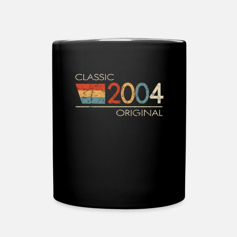 2004 Geburtstag Classic Original - Tasse einfarbig - Schwarz