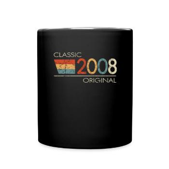 2008 Birthday Classic Original - Full Colour Mug - black - Front