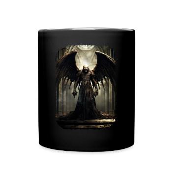 Gothik Okkult Satan Gotik Schwarze Szene Wicca - Tasse einfarbig - Schwarz - Vorne
