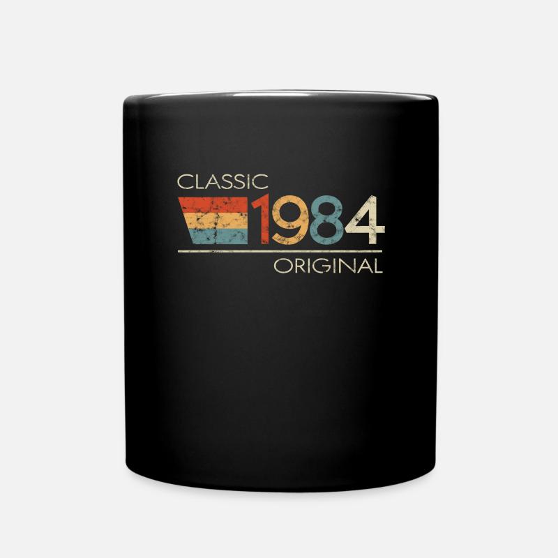 1984 Geburtstag Classic Original - Tasse einfarbig - Schwarz