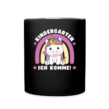 Maternelle j’arrive! - Mug uni - noir - Devant