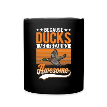 Ducks Gift Duck Breeders - Full Colour Mug - black - Front