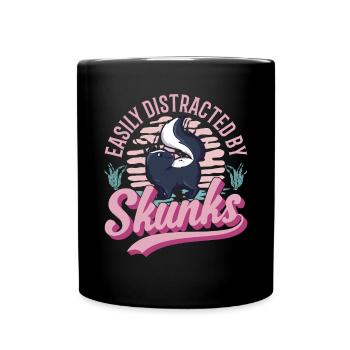 Cadeau Skunk - Mug uni - noir - Devant
