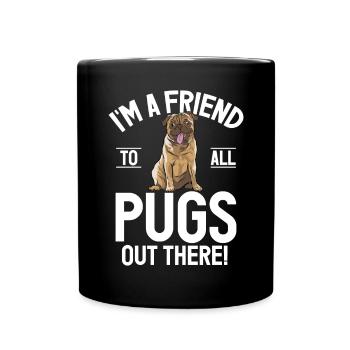 Pug Gifts for Pug Lovers - Tasse einfarbig - Schwarz - Vorne