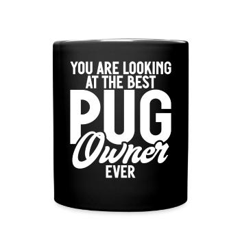 Pug Gifts for Pug Lovers - Tasse einfarbig - Schwarz - Vorne