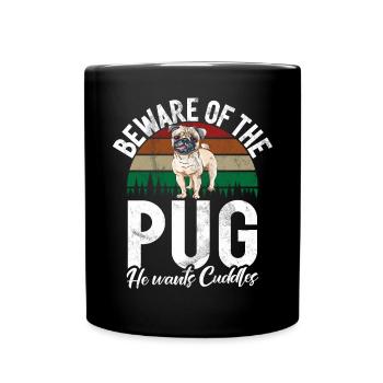 Pug Gifts for Pug Lovers - Tasse einfarbig - Schwarz - Vorne