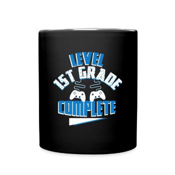 Last Day Of School Level 1st Grade Complete Gamer - Full Colour Mug - black - Front
